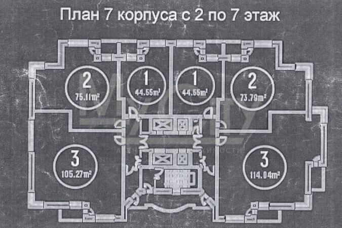 7 корпус 2-7 этажи