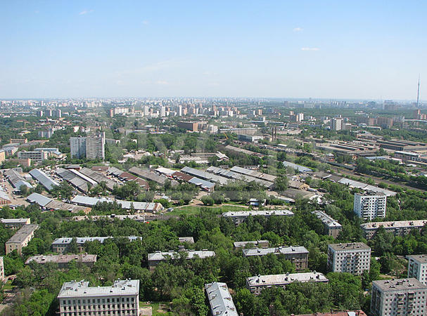 Вид на город