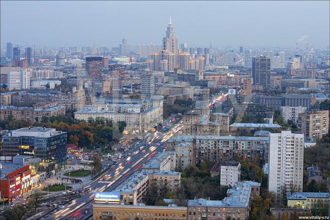 Вид на Ленинградское шоссе