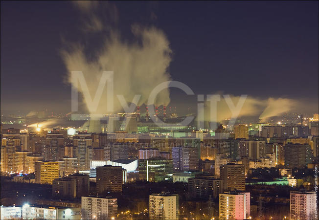 Город ночью